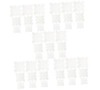 Veemoon 5 Set Rete di Plastica per Cucire Borse Intrecciata Tela per La Lavorazione del Filato Cuscinetti per Tessitura A Rete Tela di Plastica da Ricamo Bianca 15 Pezzi*5
