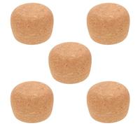 Veemoon 5 Tappi in Sughero di Legno Rotondi per Bottiglie Sigillanti per Decanter e Caraffe Sostituzione del Sughero per Conservazione Bevande in Cucina Quotidiana