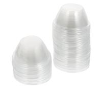 Veemoon 50 Coperchi Idratanti Trasparenti per Piante Piccole, Coperture Resistenti per Coltivazione Fuori Suolo e Botanica, Protezione Termica e umidità Costante per Giardinaggio