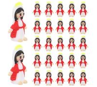 Veemoon 50 mini statuette della Vergine Maria: statuette della Beata Madre - personaggi biblici, decorazioni cattoliche per scrivania, decorazioni per la Natività per bomboniere di Pasqua