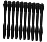 Veemoon 50 Pezzi Astine per Freccette in Nylon Nero 6mm Punta Arrotondata e Resistenza per Uso Outdoor, Accessori Durevoli per Sostituzione Shaft