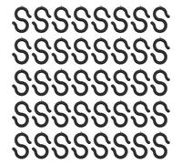 Veemoon 50 Pezzi di fermacavi a S per Bicicletta - Fermacavo a Forma di S per Cavi Freno/Cambio - Guida per Tubo Flessibile e Supporto di Fissaggio per alloggiamento - Morsetti a Croce per Bici da