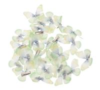 Veemoon 50 Pezzi Fermagli Farfalla in Tulle Doppio Clip Capelli Creative con Pinza Alligatore Accessori Leggeri per Donne Ragazze Matrimonio Halloween e Cosplay