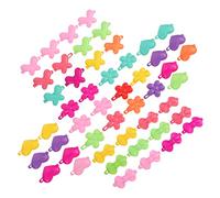 Veemoon 50 pezzi Mollette per Colorate Accessori Decorativi per con Cartoni Animati per Outfit Casual e Festivi