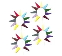 Veemoon 50 Pezzi Spugne per Trucco Triangolari Piccoli, Fondotinta in Spugna Morbida, Piumini da Cipria per Uso Asciutto e Bagnato, Accessori Make-up Delicati per Viso Colore Casuale