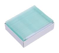 Veemoon 50 Vetrini per Microscopio in Vetro Concavi Singoli Porta Campioni Acquatici da Laboratorio Superficie Liscia e Resistente Accessori per Microscopio Professionale Uso