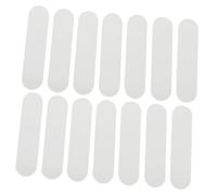 Veemoon 50pezzi Espositore a Forma Di Ellisse Trasparente Per Nail Art Supporto Per Campioni Di Unghie Finte in Acrilico Accessorio Pratico Per Esercitazioni Di Salone e Tavolo