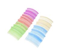 Veemoon 50pezzi Pettini per Capelli in Plastica Denti Fermagli per Capelli Pigro per Donne e Ragazze Accessori per Acconciature Gestione Efficiente dei Leggero e Durevole
