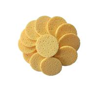 Veemoon 50Pezzi Spugnette Cellulosa Naturale per Rotonde Strumenti per Rimozione Makeup Morbide e Delicate per Pelli Sensibili Facili Usare