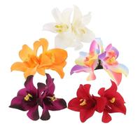 Veemoon 5pezzi Fermaglio Capelli Donna Fiore Hawaiano Forcine per Capelli Forma di Fiore Artificiale Decorativo Sposa Accessori