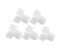 Veemoon 5pezzi Guida Binario Sedia Rotelle Supporto Tubolare Blocchi Di Sostegno Resistenti Facilità Di Installazione Per Ricambio Accessori Disabili