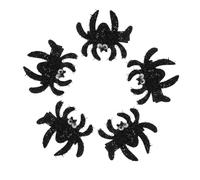 Veemoon 5pezzi Ragni Neri di Halloween Clip per Capelli Fermagli Forma di Ragno Accessori per Capelli Stravaganti per Feste di Halloween e Servizi Fotografici Facile da Indossare