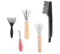 Veemoon 5pezzi Spazzole Pulizia Capelli Pettine Rastrello Strumento Rimuove Pelicani Spazzole Cuscino Uso Domestico Viaggio Manutenzione Pulizia Pettini