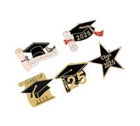 Veemoon 5pezzi Spilla Da Bavero Per Cappello Da Laurea Donna Design in Di Per Stagione Delle Lauree Accessorio Versatile e