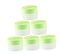 Veemoon 6 Pezzi Barattoli Cosmetici Riutilizzabili con Sostituibile e Contenitori per Crema e Lip Balm per Viaggi e