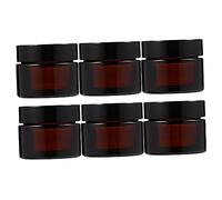 Veemoon 6 pezzi Barattoli per Crema Bottiglie per Viaggio Contenitori Cosmetici Riutilizzabili per Skincare e Pastes per e Regali e