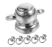 Veemoon 6 Pezzi D Rings Metallo per Borse Rivetti Rotanti per Fai da Te Accessori per Maniglie Borse Articoli per Cucire e Creare