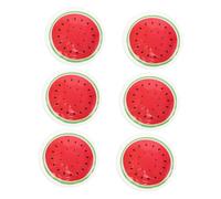 Veemoon 6 Pezzi Impacchi Ghiaccio per Occhi Ghiaccioli Rotondi per Trattamenti Facciali Fredda per Alleviare Fatica e Gonfiore Materiali Rinfrescanti e Confortevoli