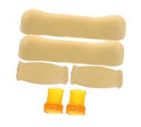 Veemoon 6 Pezzi Kit Antiscivolo per Stampelle e Bastoni Gomma Resistente per Stampelle Singole Doppie e Sottoascellari per Escursionismo e Uso Facile Installazione