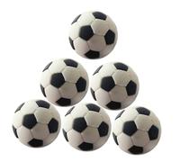 Veemoon 6 Pezzi Mini Palloni da Calcio Decorazioni per Mini Case, Accessori per Bambole da Calcio Dettagli Realistici, Oggetti di Scena Sportivi per Casa delle Bambole