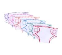 Veemoon 6 Pezzi Pannolini di Stoffa per Bambole 18 Pollici Set Multicolore Accessori Fai da Te per Vestiti di Bambole Adatti a Piccoli