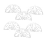 Veemoon 6 pezzi Porta Tovaglioli Trasparenti in Materiale Sicuro Organizer Decorativo per Cucina e Hotel Resistente e Design Senza Spigoli Supporto per Serviette Elegante e Funzionale