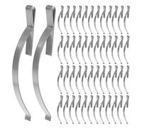 Veemoon 60 Clip a Molla in Acciaio Inox per Telaio Zanzariera, Molle di Tensione Angolari da 2,24 Pollici, Clip di Supporto per Riparazione Schermo Patio, Fissaggio Stabile per Finestre