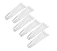 Veemoon 60 pezzi Contenitori Trasparenti Vuoti per Balsamo Labbra Tubetti Ricaricabili in Materiale Gloss e Cosmetici Fatti Mano