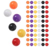 Veemoon 600 Pezzi Palline di Plastica Solide da 10mm per Apprendimento della Probabilità e Gioco di Calcolo, Leggere e Portatili per Kit di Materiali Didattici
