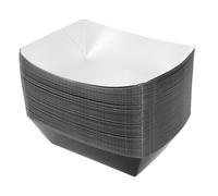 Veemoon 60pezzi Vassoi Per Snack Da Festa in Carta Kraft Barchette Di Servizio Usa e Getta Vassoio Di Servizio Forma Di Barca Piatti Per Antipasti Contenitori Per Popcorn Vassoi Per Buffet