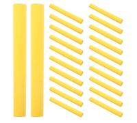 Veemoon 66 gessetti da marciapiede, bastoncini di gesso giallo per | Gessetto per lavagna, ideale per marciapiedi, strade, muri, parchi giochi, scrittura, aule e attività scolastiche, 7,6 cm (3