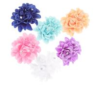 Veemoon 6pezzi Fermaglio Per Di Fermagli Doppio Design Accessori Per Sposa Metallo e Tessuto Resistente e Attraente