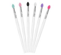 Veemoon 6pezzi Pennelli Per Ombretto in Silicone Da Paillettes Strumento Pratico Per Applicare Ombretto Sfumino Preciso Adatto Per Trucco Professionale e Uso Quotidiano