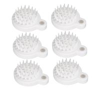 Veemoon 6pezzi Spazzola Massaggiante per Capelluto Scrub per Doccia Pettine Esfoliante per Shampoo Rimuove Sporco e Sebo Design Portatile Impugnatura Ergonomica Adatto Tutti i Tipi di Cape