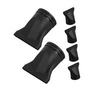 Veemoon 6pezzi Ugello di Ricambio in Plastica per Asciugacapelli Concentratore Stretto Design Becco d Anatra Accessorio per Styling Efficiente Adatto Saloni e Uso Professionale