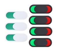 Veemoon 7 cartelli per la privacy, indicatore rosso/verde "Non | Cartello "Libero/Occupato" 4x1,6'', autoadesivo antigraffio per porte, ideale per casa, ufficio, negozio,