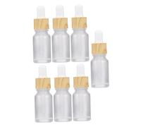 Veemoon 7 Pezzi Bottiglie Contagocce in Vetro Opaco con Dosatore per Essenziali Profumi e Campioni Bottiglie Viaggio Riutilizzabili per Domestico e