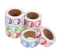 Veemoon 7rotoli Etichette Giorni della Settimana Rimovibili Adesive per Gestione Inventario Etichette Data per Alimenti Codificabili e Facili da Leggere Adatte per Scuola e Organizzazione