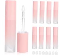 Veemoon 8 Pezzi Contenitori per Lucidalabbra Vuoti Applicatore Tubetti per Balsamo Labbra Riutilizzabili Design e Compatto per