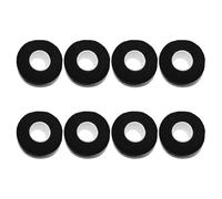 Veemoon 8 Pezzi Fascia Cervicale Monouso in Carta Nera per Barbiere, Strisce per Collo Protettive per Salone Parrucchieri, Compatibili Taglio Chioma e Styling Professionale