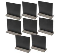 Veemoon 8 Pezzi Mini Lavagnette Tavolo in con Base Rimovibile Piccole Lavagne per Segnaposto e Decorazioni Rustiche per Matrimoni Ristoranti e Feste
