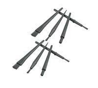 Veemoon 8 pezzi Pennelli Antistatici con Manico Rotondo Spazzole Esd per Pulizia di Tastiere Computer e Macchinari Polvere e Antistatiche Leggere e Flessibili per Professionale e