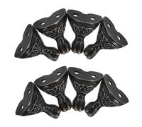 Veemoon 8 pezzi Piedini in Lega Antica per Mobili e Scatole Supporti Angolari Retro Stile Vintage con Design Testa Animale Protezione e Stabilità Facile da Installare per Arredamento