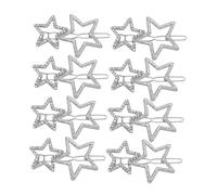 Veemoon 8 Pezzi Stella Lucente Fermagli Per Capelli Decorativi Affidabili e Leggeri Adatti a Tutti i Tipi Di Capelli Per Varie Occasioni