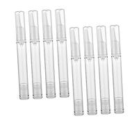 Veemoon 8 pezzi Vuoti Trasparenti per Dispositivo Occhi Vuoto Antiperdita per Crema Occhi da Viaggio Compatti e Portatili per Cosmetici Fluidi