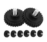 Veemoon 8 Piedini in Gomma Antiscivolo per Bilance Digitali Supporti Regolabili Vite M8 per Bilance da 60 a 200 Kg Accessori di Ricambio e Gioielli Uso Industriale e Laboratorio