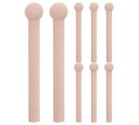 Veemoon 8 pioli in legno Shaker, ganci da parete in legno fai da te per | Mollette in legno per appendere oggetti, appendiabiti fai da te in stile Shaker e gancio per cappotti/cappelli/asciugamani