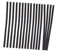 Veemoon 800 Pezzi Lacci Metallici Colorati per Sacchetti Caramelle e Pane Filo Flessibile per Confezioni Festa Matrimonio Nero