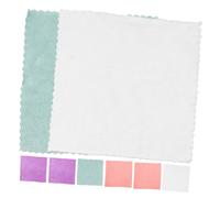 Veemoon 8pezzi Asciugamano per Viso in Extra Asciugamano Assorbente in Pile di Corallo da Bagno Quadrati per Uso Quotidiano e Casa