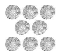 Veemoon 8pezzi Cuffia Termica per Capelli in Stagnola Isolamento Professionale per Tinture e Permanenti Comoda e Traspirante Utilità Multiuso per Condizionamento Profondo e Maschere